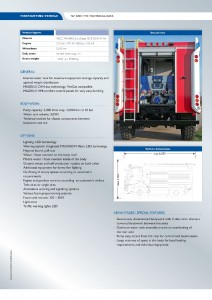 FIREFIGHTING VEHICLE TLF 3000 back